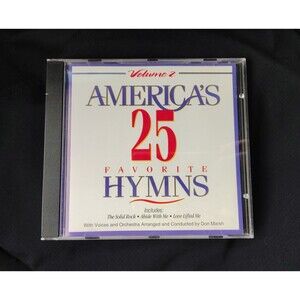 Americas 25 Favorite Hymns Volume 2 CD Don Marsh Brentwood Music 1995 Gospel 1x